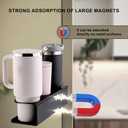 Magnetic Stanley Cup Holder for Fridge Water Bottle Organizer for Stanley 30/40 oz Tumblers Lid Organizer, Magnetic Tumbler Organizers for Stanleys Cup Accessories Ideal for Gifts