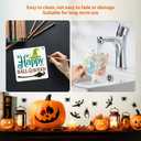 6" Halloween Stencils for Painting on Wood, 25 Pcs Reusable Plastic Drawing Spraying Templates for Greeting Cards, Crafts, Ornaments, Wall, Window, Door - Holiday DIY Decoration