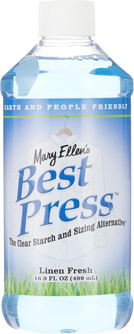 Mary Ellen Products Best Press Linen Fresh Spray Starch, 16 Ounce (16 Fl Oz (Pack of 1), Multicoloured)