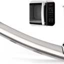 WB15X21101 Microwave Door Handle for GE, Upgraded ABS Plastic Microwave Handle Replacement General Electric Microwave Parts Fit JNM3163RJ3SS, PSA9120SF1SS, PVM9179DF3BB