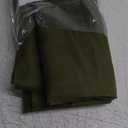 MIULEE 2 Panels Solid Color Sheer Window Curtains Elegant Window Voile Panels/Drapes/Treatment for Bedroom Living Room (54X84 Inches Olive Green)