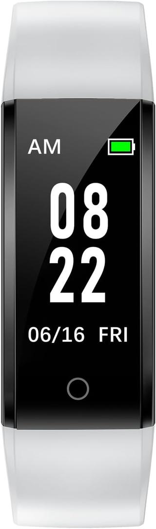 GRV Fitness Tracker Non Bluetooth Fitness Watch No App No Phone Required Waterproof Pedometer Watch with Steps Calories Counter Sleep Tracker for Men Women Parents (Gray)