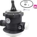 11496 6-Way Valve Replacement for Intex 14 and 16 Inch Sand Filter Pump 26647EG,26651EG.