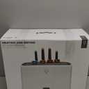 Smart Cutting Board and Knife Set,Self Cleaning Cutting Board and Knife Set with 4 Stainless Steel Knives,4 Color Coded Cutting Boards