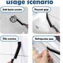 Betanull Crevice Cleaning Brush Set, Multi-Purpose Hard Bristle Brushes for Deep Cleaning Kitchen, Bathroom, Grout, Sink, Cup, Teapot, Bottle, Blender, Corners, Tight Spaces & More