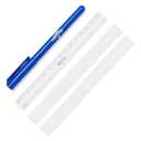 Medline Regular Tip Surgical Skin Markers with Ruler and Labels, Sterile (Pack of 50)