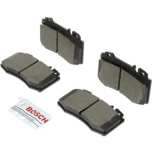 BOSCH BC847C QuietCast Premium Ceramic Disc Brake Pad Set- Compatible with Select Mercedes-Benz C230, C240, C32, C320, C350, C55, CL600, CLK500, CLK55, CLK550, CLS550, E350, E500, S350, S430; FRONT