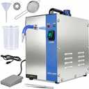 Professional High-Pressure Jewelry Steam Cleaner, 135°C/275°F High-Temperature Steam, 8-Min Fast Heat-Up, 0.5 Gal/2L Large Water Tank, Complete Accessories, Ideal for Gem & Diamond Jewelry Cleaning.