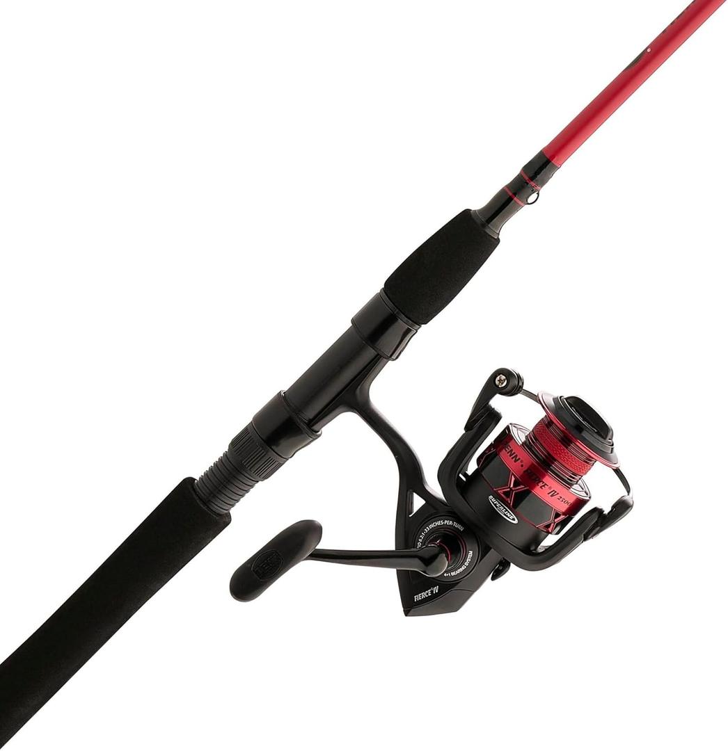 Penn Fierce IV Spinning Reel and Fishing Rod Combo