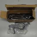 HBL' 2 Pack | Pocket Door Hardware Set  4 Recessed Flush Finger Pulls & 2 Edge Pull, Made of 304 Stainless Steel, Template Included, Black.