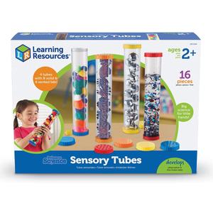 Learning Resources Primary Science Sensory Tubes - Toddler Toys, Homeschool Supplies, Fine Motor Skills, Calm Down Bottle, STEM Manipulatives, Preschool Activities, Montessori Games, Gifts for Kids