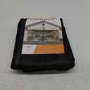 LIAMST Garage Door Screen for 9x7FT,1 Car Garage Doors- Reinforced Fiberglass Door Screen,Stronger High Energy Magnets  Magnetic Screen Door (Black)