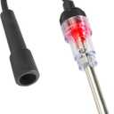 Spark Plug Tester,Car Accessories Spark Tester,Car Exterior Accessories Ignition Coil Tester Tool,Plug-in Sparks Testers Small Engine,Fit for Cars,Lawnmower,Internal External Engine (1pcs)