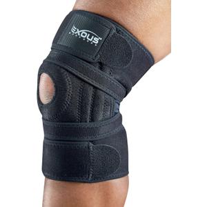 Knee Brace Meniscus Tear Support For Arthritis Acl, Mcl Pain Patented 4-Way Adjustable Wraparound Strap Dual Side Stabilizer For Patella Stability Size [Medium] 