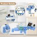242253002 242102201 Refrigerator Water Inlet Valve Compatible with frigidaire electrolux kenmore crosley etc Refrigerators (Some Models), Replace Number: 2689640, AP5669874, PS7321353, EAP7321353 etc