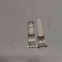 Wearlizer Slim Leather Band Compatible with Apple Watch Bands Women 41/40/38/42/44/45/46/49mm, Dressy Fancy Thin Designer Vintage Filigree Strap for iWatch Series 11 10 9 8 7 6 5 4 3 SE/Ultra 3 2 1