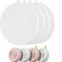 4 Pack Nail Dust Collector Replacement Filter, Compatible with MelodySusie HPro & SProR, Reusable Filters for Nail Dust Vacuum Machine, Round Shape