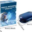 3 x Anti-Freeze Electromagnetic Car Snow Removal Device, 2026 New Portable Solar Electromagnetic Molecular Interference Freeze and Snow Remover Instrument for Ice and Snow Scraping(3PCS)