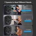 Music Boxing Machine with Gloves, Boxing Gym Equipment, Wall Mounted Punching Bag for Children and Adults (Black)