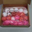 24 Pack Valentine's Day Spoon Relay Race Toy Set , Heart Ball and Spoon Race Game for Indoor Outdoor Office Party Supplies Favors(Red,Angel)