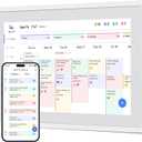 Dragon Touch 10.1 inch Digital Calendar Chore Chart  Interactive Touchscreen, Smart Family Planner, Hearth Display Desk Digital Calendar Seamless Scheduling