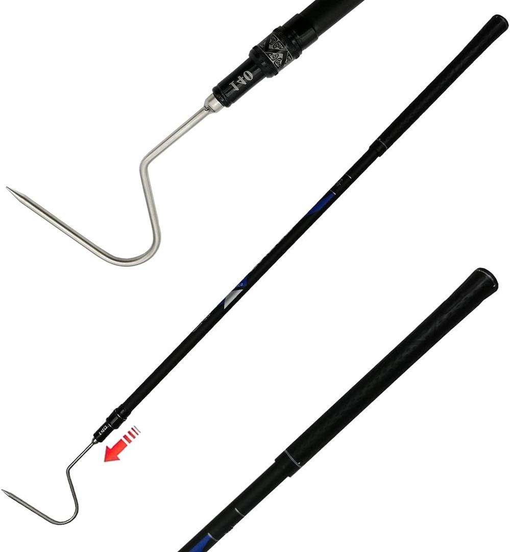 60 inch Snake Hook Catcher Stick Tongs Grabber Handling Tool Kit for Rattlesnakes Python Copperhead Removal Catching  2 Sections