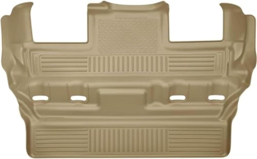 Husky Liners Weatherbeater Floor Mats | Fits 2015-2020 Cadillac Escalade; Chevrolet Tahoe; GMC Yukon w/2nd Row Bucket Seat | 3rd Row, 1-pc Tan - 19303