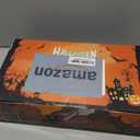 Spider Webs Halloween Decorations Outdoor 455 LED Halloween Spider Web Lights Decoration with 59" Large Spider & 3.53 oz Stretch Cobweb 11 Lighting Modes 16.4 Ft Light Up Giant Spider Web