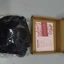 Low Back Bras-Seamless Deep-V Plunge Invisible Backless Bra-Lightly Lined Underwire Halter Multiway Low Cut Bra 34B (Black)