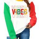 MOUSYA Black History Month Sweatshirt Women Black History Print Tee African American Shirts (M)