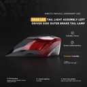 Rear LED Tail Light Assembly for Toyota RAV4 2019 2020 2021 2022 2023, Left Driver Side Outer Brake Tail Lamp OE 81560-0R090, TO2804148