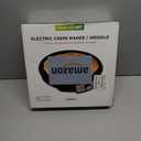 Nutrichef Electric Crepe Maker & Griddle Cooktop - Nonstick 12 Inch Aluminum Hot Plate with LED Indicator Lights & Adjustable Temperature Control - Wooden Spatula & Batter Spreader Included