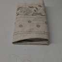 jinchan Winslow Linen Curtains for Bedroom 84 Inches Length Embroidered Bordered Floral Curtains for Living Room Farmhouse Decor Light Filtering Window Treatments Sage on Beige Drapes 2 Panels