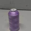 New brothread - Single Huge Spool 5000M Each Polyester Embroidery Machine Thread 40WT for Commercial and Domestic Machines - Pale Violet (Janome Color)