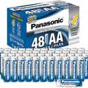 Panasonic Energy Corporation LR6XE/48PC Platinum Power AA Alkaline Battery, 48 Pack