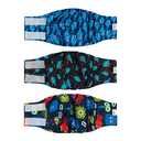 CuteBone Dog Belly Bands for Male Dogs Wraps Washable Doggie Diapers DM07M M(14"-17")