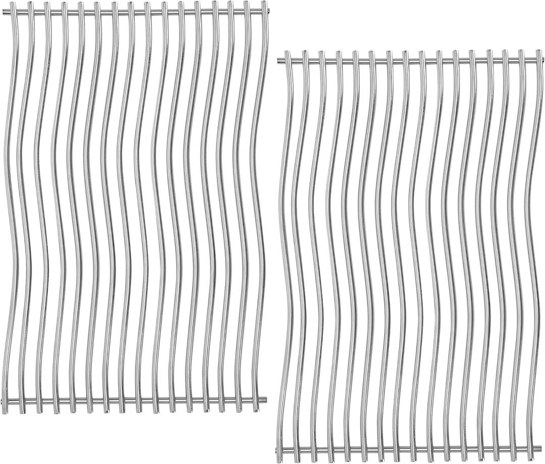 Grill Grate for Napoleon Rogue 425 Series, Freestyle Rogue Series, Rogue 425, Rogue 425SB, SE 425 RSIB, Rogue XT 425 Gas Grill, 17 3/4'' Stainless Steel Cooking Grates for Napoleon Grill Accessories