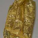 ShinyBeauty 10 Pieces-12 x108 Gold-Sequin-Table-Runners Wedding Party Catering Event Gold Table Runner Gold Christmas Decoration Glitter Fabric Sequin Table Runner Holiday Table Runners 108 Inches