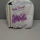 12.6" Small Ottoman with Storage, Flowers Shaped Foldable Foot Rest for Dorm Room, Living Room - Compact Organizer for Small Spaces,White