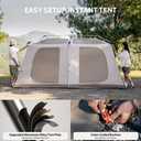 Naturehike Village Instant Tent, 48 Person Camping Tent with Full Rainfly, Waterproof Large Cabin Tents for Car Camping