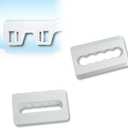 2 Pcs Adjustable Sliding Mount for Tushy Classic/Basic 2.0 Bidet | Secures Bidet Seat-Prevents Shifting | Replacement Fastener Kit