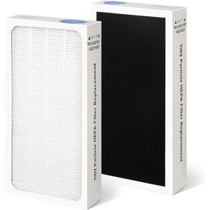 Tio2 Treated HEPA Filter Replacement,H13 True HEPA 4-Stage TiO2 Filter Filtration-Compatible with Electrolux Aerus Lux Guardian Air Cleaner Purifier-2Pack