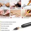 AUAUY Stylish Metal Pencil, 2PCS Premium Infinity pencil, Reusable Everlasting Pencil with 2 Replaceable Nibs for Writing Drawing Sketching, Unique Xmas Birthday Gift for Kids Student Adult Artists