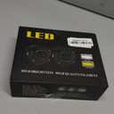 Motorcycle LED Fog Driving Lights, 80W Amber and White Dual Color Auxiliary Spot Waterproof Offroad for ATV SUVs e-Bike Tractor Boat (2.7 Inch)