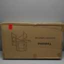 Directors Chair, Camping Chairs for Adults, Heavy Duty Side Table, Lawn Chairs with Side Pockets Carry Straps (Dark Blue/Grey)