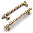 Amerdeco 10 Pack Champagne Bronze Cabinet Pulls 5 Inch(128mm) Hole Center Cabinet Hardware Kitchen Cabinet Handles for Bathroom Drawer Pulls Dresser Pulls ZH0014