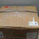 Art&Tuft Area Rug 8x10, Super Soft Ultra-Thin Moroccan Washable, Anti-Slip Backing Rugs for Living Room, Foldable Geometric Machine Washable (8'x10', Brown)