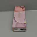 LANDOT Mini Hair Straightener Brush - Ionic Heated Straightening Brush for Frizz-Free & Smooth Styling, Compact Lightweight Dual Voltage Travel Flat Iron Comb, Black