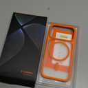 TORRAS Magnetic Shockproof for iPhone 17 Pro Case, Compatible with MagSafe, Military-Grade Drop Protection, Camera Control, DIY Button, Slim Translucent Phone Case for iPhone 17 Pro, Orange