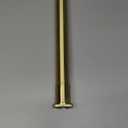 1-1/4 O.D x 12" Brass Slip Joint Extension Tube, Heavy Duty Extension Tube for Bathroom Sink Drain Tailpiece, Brushed Gold